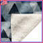 Couvertures mosaïques bleues et triangulaires-128571969