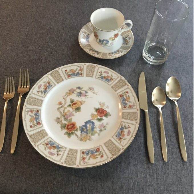 Cambridge Nylah 20-Piece Flatware Set - Black