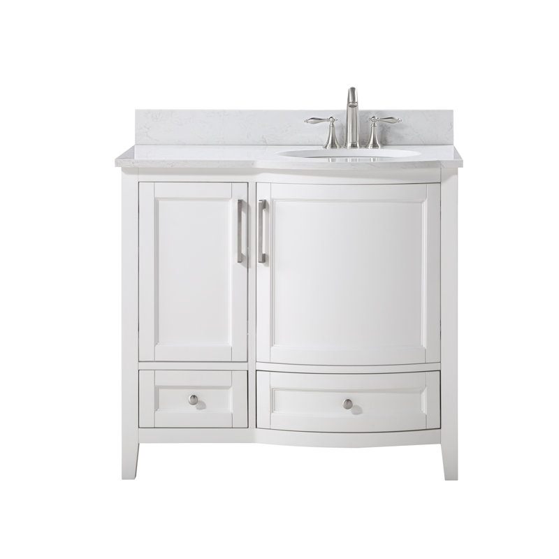 Ensemble de meuble-lavabo simple 36 po Aleeshba