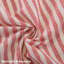 Nappe carrée en coton à rayures rouges et blanches Nappe d'extérieur Boho
