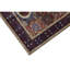 Tapis brun et bleu marine de haute qualité noué à la main-121159831