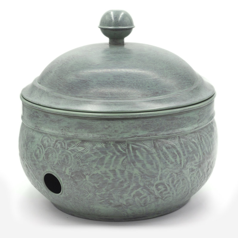 Key West Blue Verde Steel Hose Pot with Lid