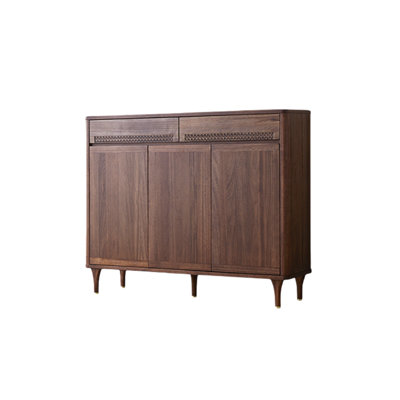 Buffet décoratif simple en bois massif