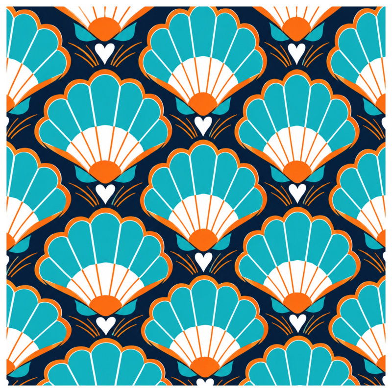 Couvertures bleues et orange, 50in W x 60in H