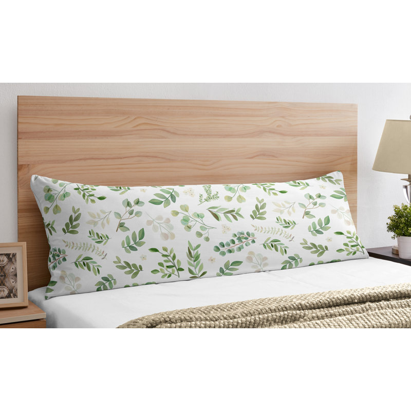 Botanical Leaf Body Floral Pillow Case