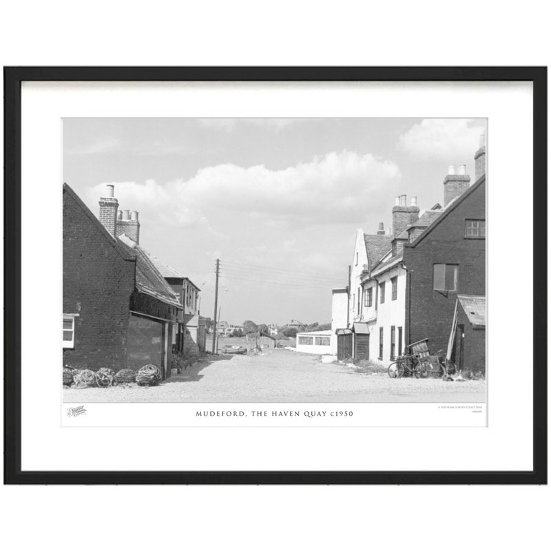 Mudeford, The Haven Quay C1950 by Francis Frith - Single Picture Frame Print, 45cm H x 60cm W x 2.3cm D
