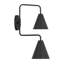 Applique murale réglable 2 lumières Emilyne-462598857