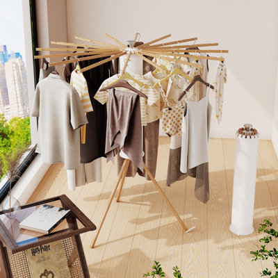 Séchoir à vêtements pliable