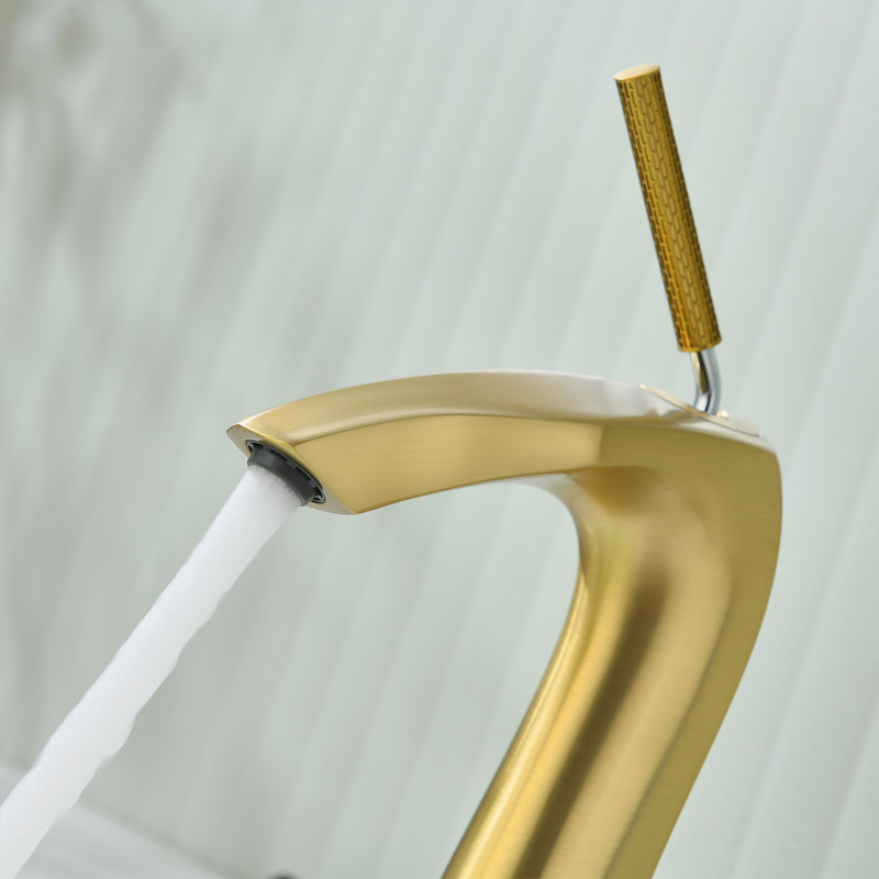 Single-handle Bathroom Faucet, Gold