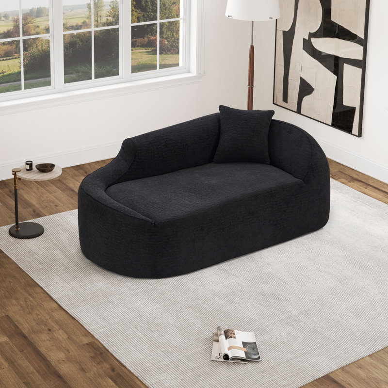 Canapé Curved, Noir
