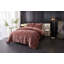 Ensemble d'édredon 100% velours caramel Zera-136951734-136951735