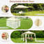 Aryion 3.9m x 2.9m Steel Patio Gazebo-528257618