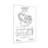 Bath & Laundry Hair Clip Holder Patent Design Pattern-258731801