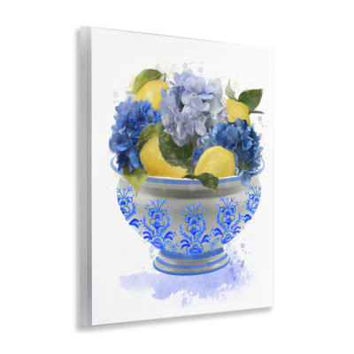 Hydrangea & Lemon Bowl, plaque murale par Matthew Piotrowicz