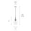 Luminaire suspendu 1 lumière Valmeyer-1456926017