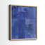 Impression encadrée bleue «I Premium» - prête à être accrochée - aucun clou requis - aucun clou requis-1921577892-1921577889