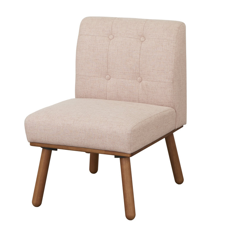 Fauteuil de chambre capitonné de 21,25 po Ebbe, Rose