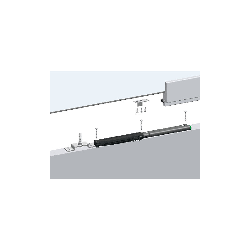 Rallenty Soft Closer for Retrofit Pocket Door Hardware
