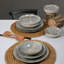 Vanleer Porcelain China Dinnerware Set 18 Piece - Service for 6