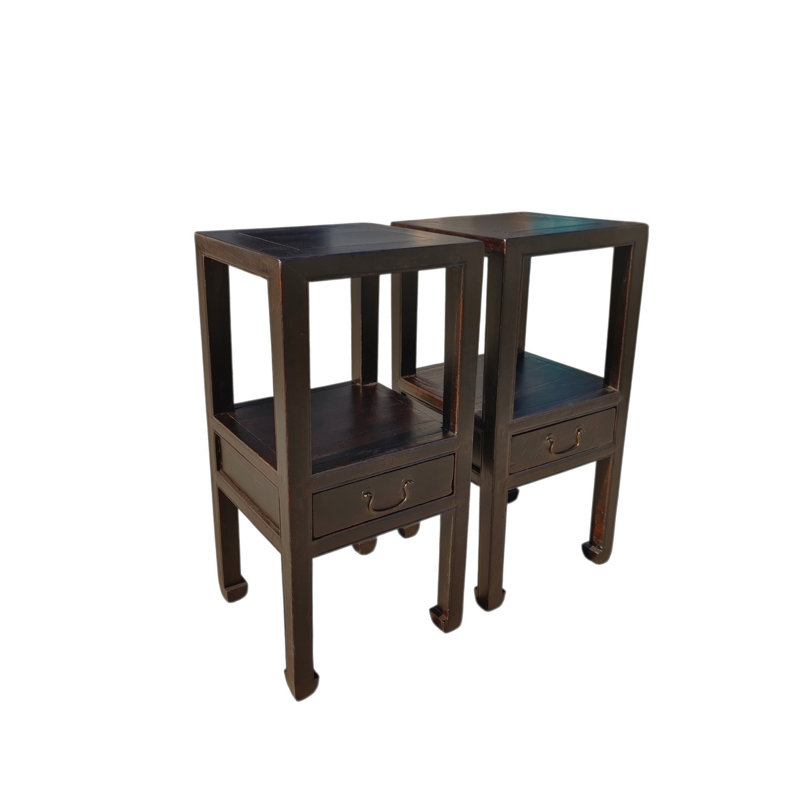 1 - Drawer Solid Wood Nightstand