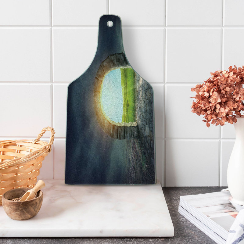 Planche à découper en verre trempé Ambesonne