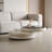 High-End Round Art Creativity Swivel Coffee Table