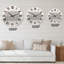Minimal Geometric Lines and Squares V - Horloge murale moderne-59914026