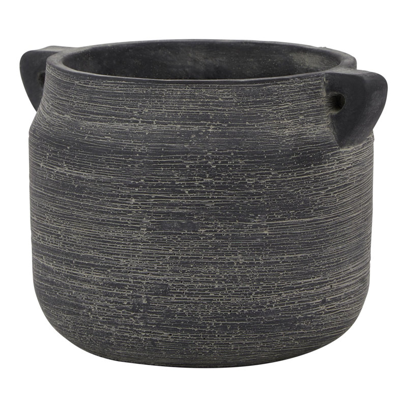 Catheline Handmade Ceramic Table Vase, Grey