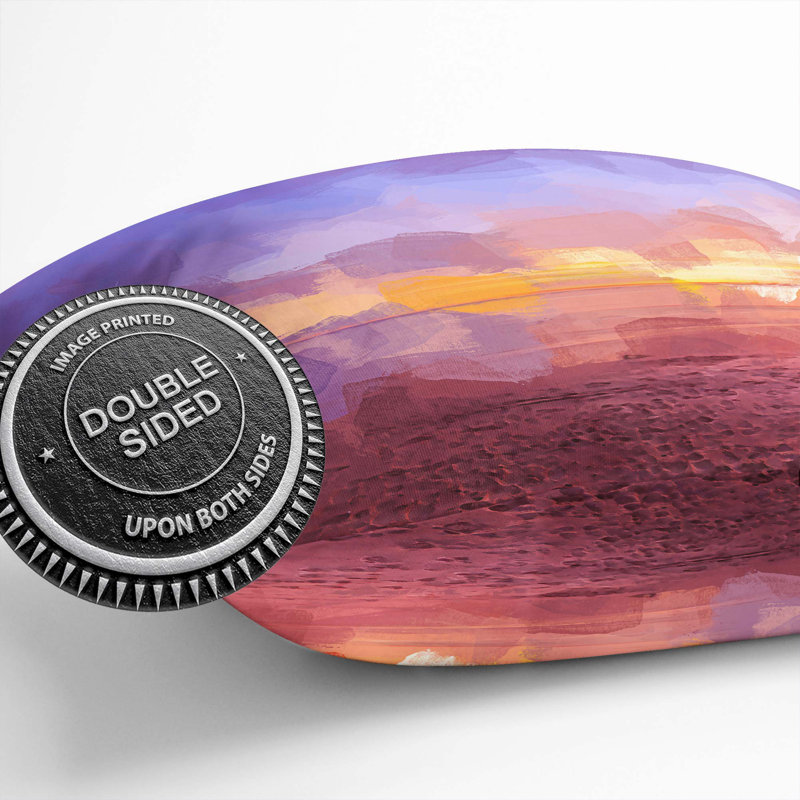 Sydney Beach Cushion with Filling, 40cm H x 40cm W x 15cm D