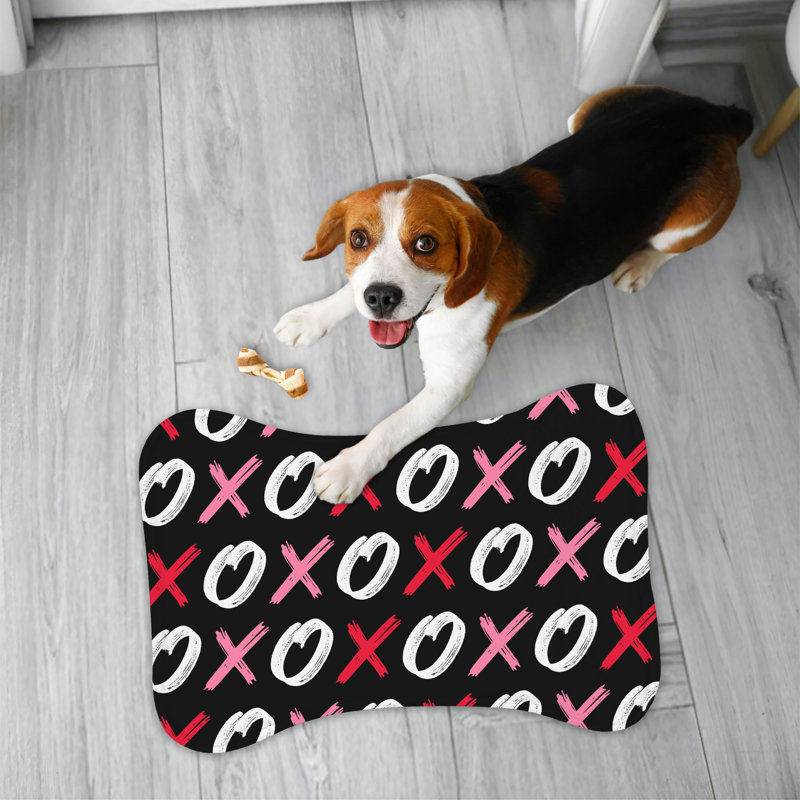 Tapis d'alimentation en forme d'os Cupid's Doodles - 1 pièce
