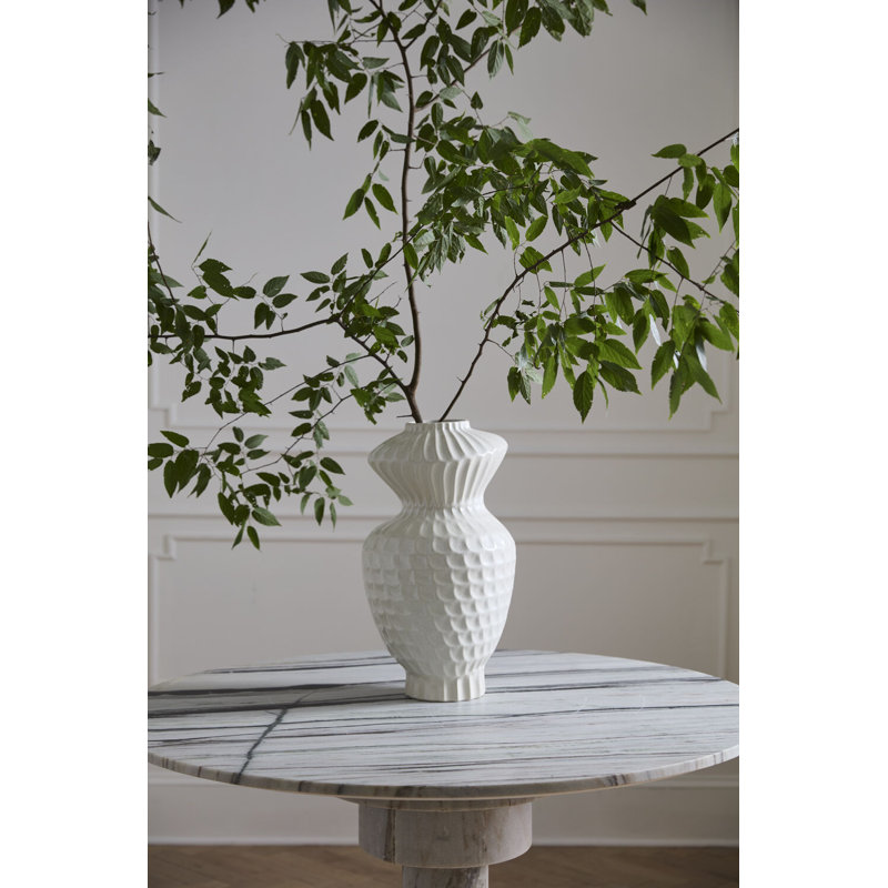  Vase Macarthur Ilaria, 12 po x 11 po x 20,5 po