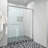 48'' W x 72'' H Frameless Shower Door Single Sliding Shower Door Tempered Glass Bathroom Shower Door-92618917