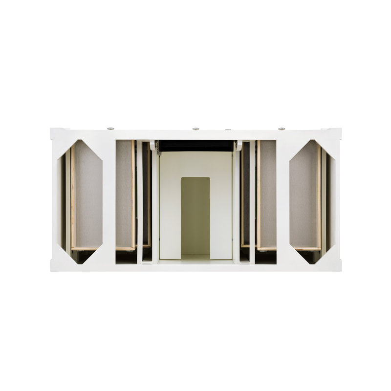 Bristol 48'' W Single Vanity, Eternal Jasmine Pearl, Bright White, 8" Widespread