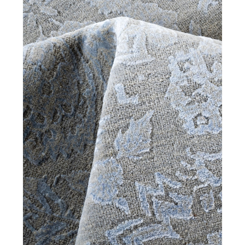 Overdyed One-of-a-Kind 9' 2" X 12' 5" Hand Knotted Area Rug