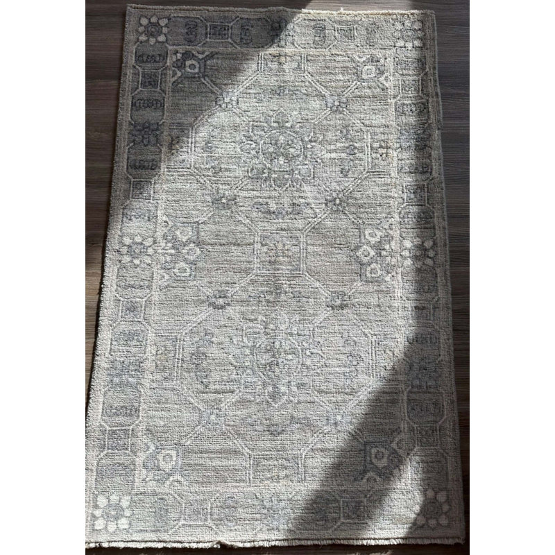 Tiny Knots Hand Woven Wool Area Rug