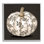 Feuille avec motif d'automne citrouille par Elizabeth Tyndall - Cadre photo, impression sur bois