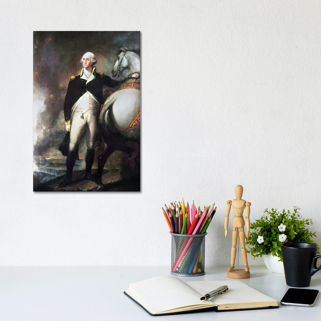 George Washington (1732-1799) by Gilbert Stuart - Wrapped Canvas Painting