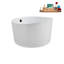 1099.8mm x 1099.8mm Freestanding Soaking Acrylic Bathtub-1256633573