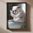 Stunning Decorative Framed MDF Painting, 13.8 x 18.5 x 0.8 inches | 100% MDF with 3 mm Thickness, Elegant Pine Wood Frame | UV Printed Artwork for Home Decor, Perfect for Living Room & Bedroom Accent