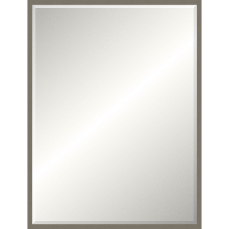 Miroir Davenport, Rectangulaire, 49,75 po x 37,75 po, Taupe