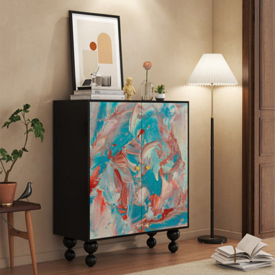 Armoire de véranda en bois massif Living Room