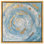 Toile dorée I, art abstrait bleu par Art Remedy
