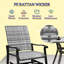 Chaise d'extérieur grise (seulement avec chaise de patio)-1766442654
