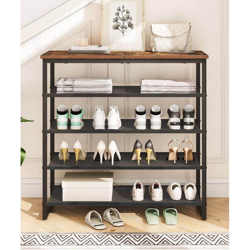 17 Stories 5 Tier 20 Pair Shoe Rack | Wayfair