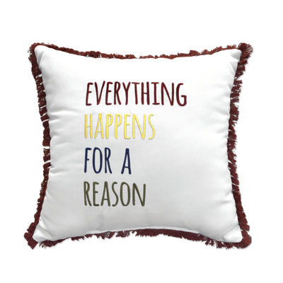 Tassels Sunbrella® Outdoor Throw Pillow