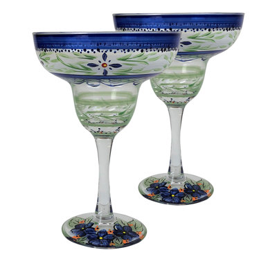 Barcelona Blue Salters 9 oz. Margarita Glass