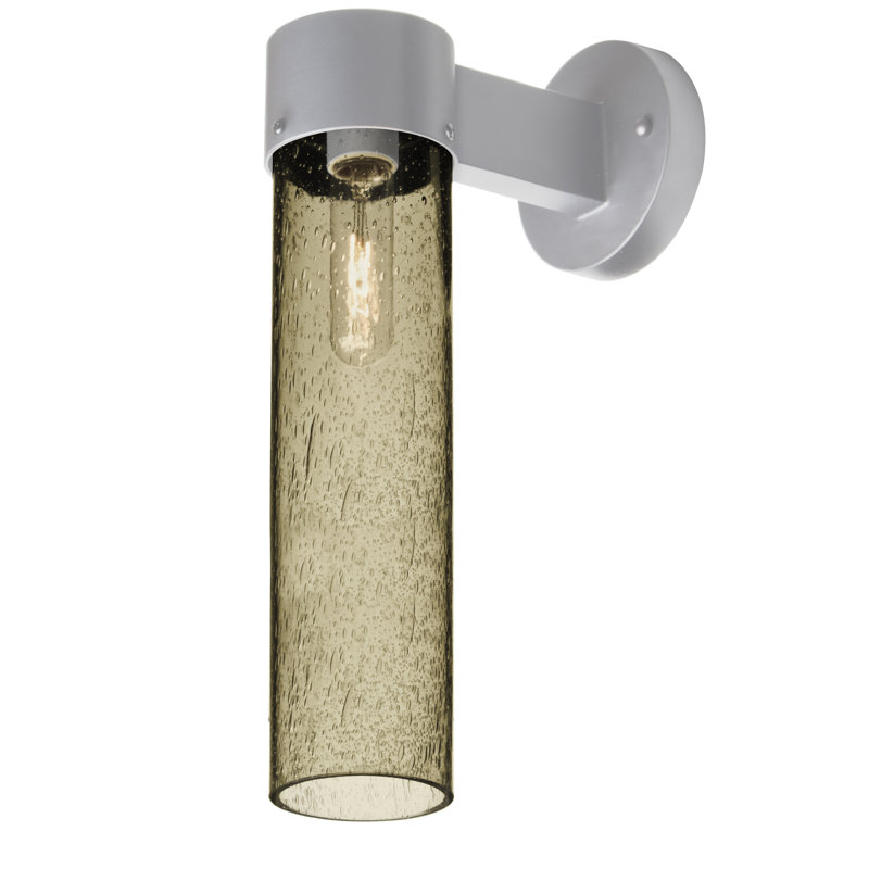 Cattalina Wall Light, Latte, Silver, 17.5" H x 5" W x 8.5" D