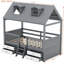 Structure de lit simple en bois-1984188344