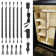 LED Safe Lighting Kit, 12 Inch Linkable Light Bars (6) + Motion Sensor + UL Power Adapter