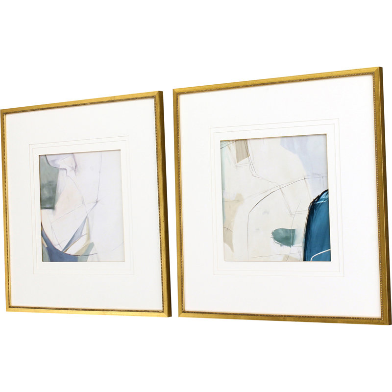 «Merging», impression encadrée sur papier 2 pièces